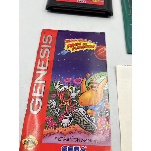 ToeJam & Earl in Panic on Funkotron (Sega Genesis 1993) Complete In Box CIB - Picture 2 of 16
